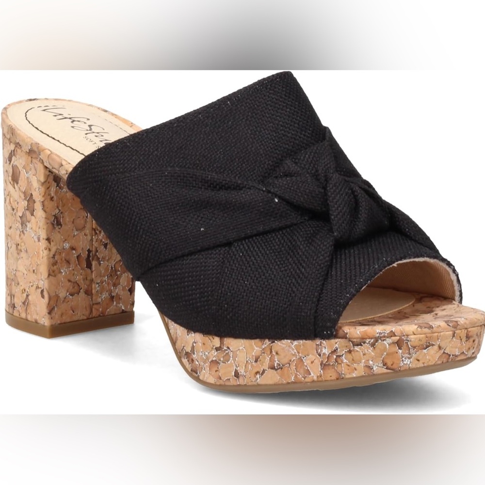 Lifestride Laguna Coastal Linen
Block Heeled Sandals
